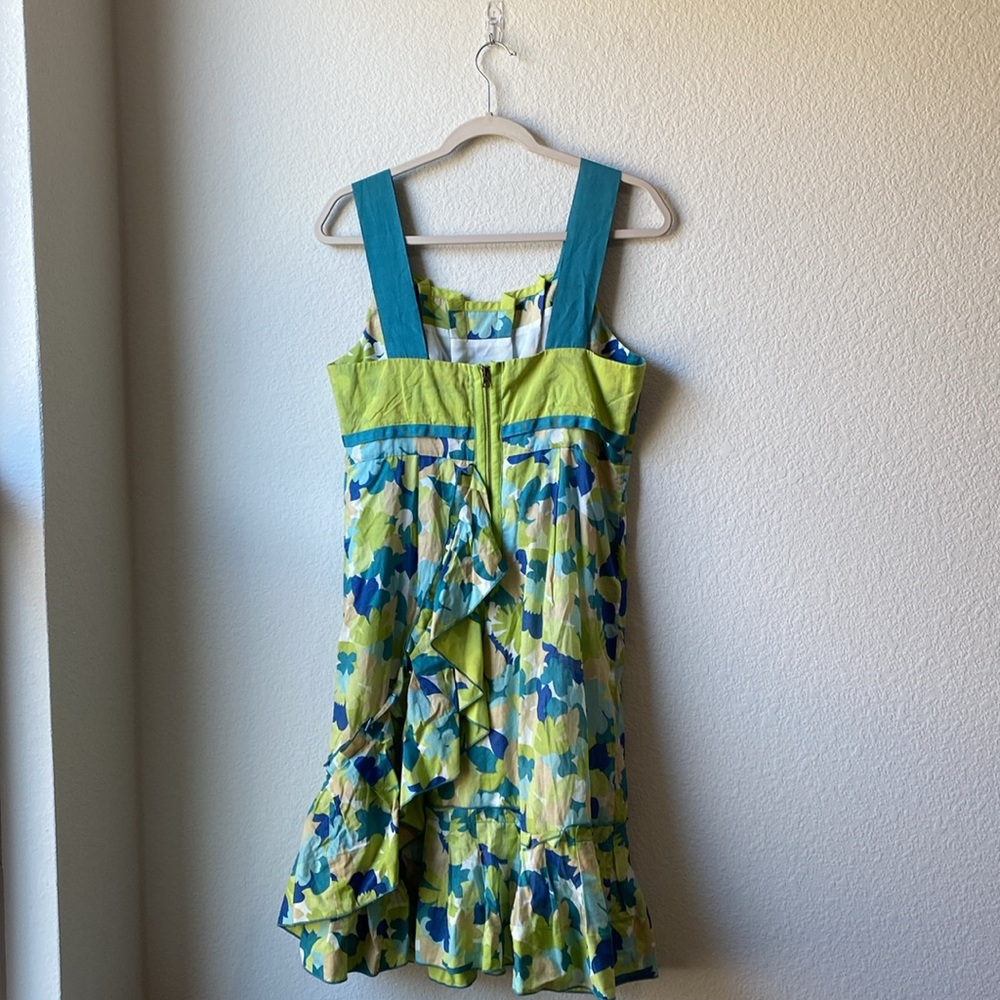 Girls from Savoy | Poplin printed midi dress - Picture 2 of 5
